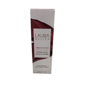 LAURA GELLER Treat N Go Tinted Lip Oil TOP TIER Non Sticky NEW IN BOX-0.13 OZ.